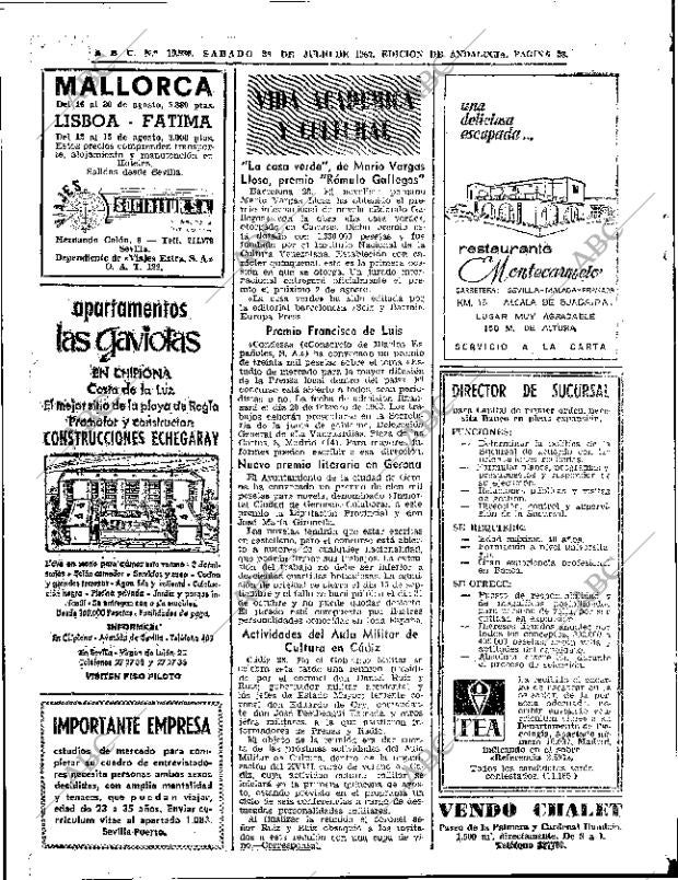 ABC SEVILLA 29-07-1967 página 28