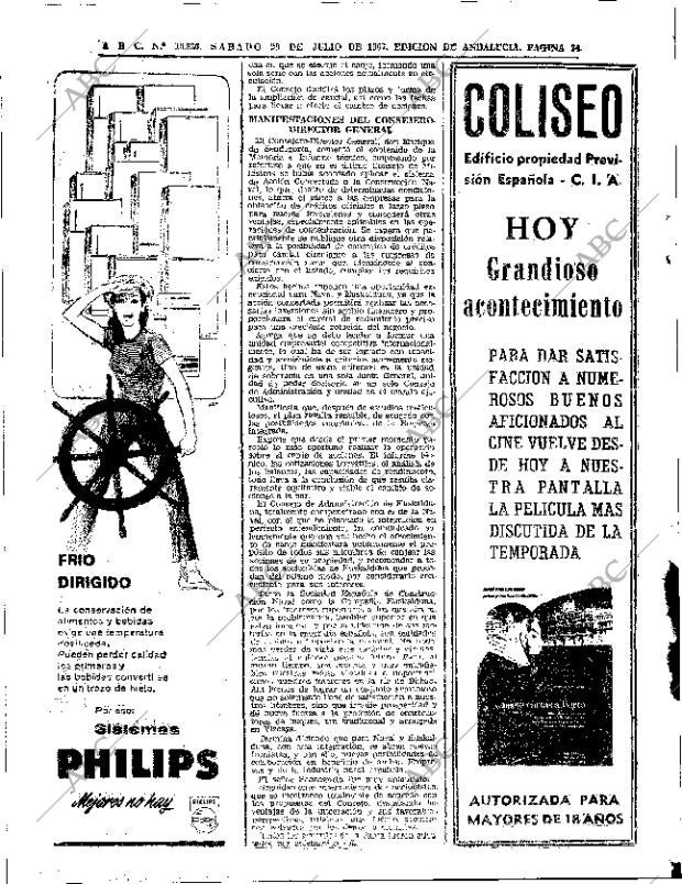 ABC SEVILLA 29-07-1967 página 34
