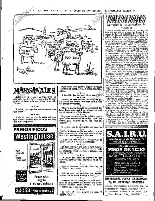 ABC SEVILLA 29-07-1967 página 37
