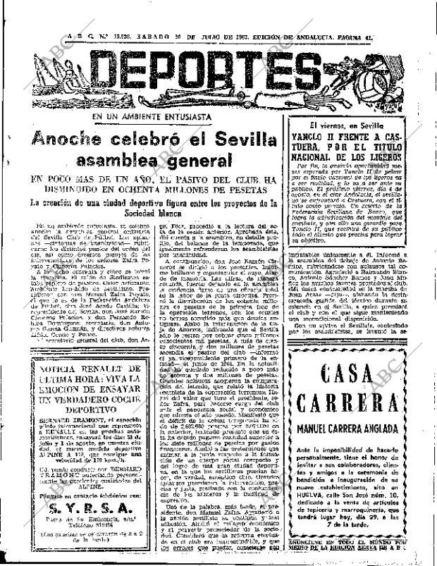 ABC SEVILLA 29-07-1967 página 41