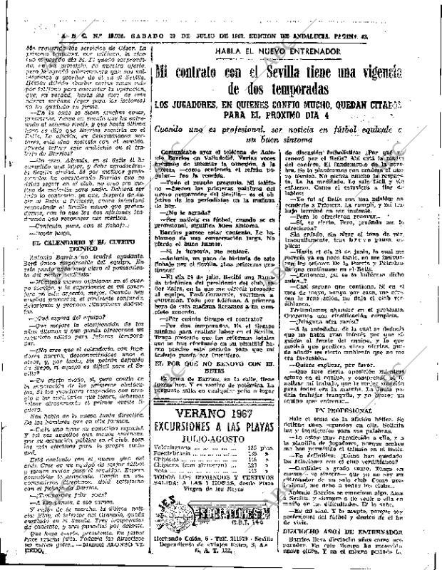 ABC SEVILLA 29-07-1967 página 43