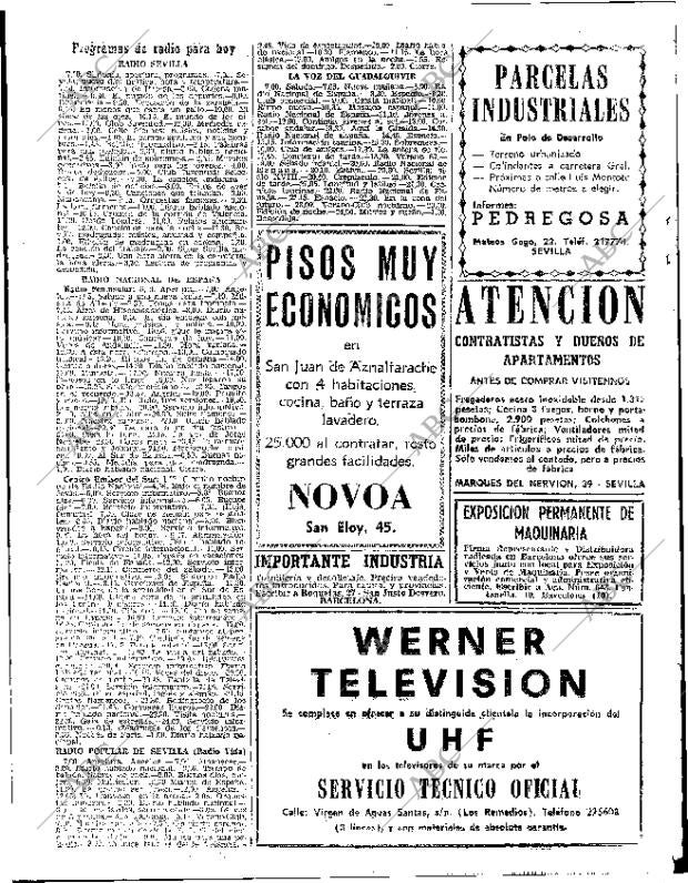 ABC SEVILLA 29-07-1967 página 52