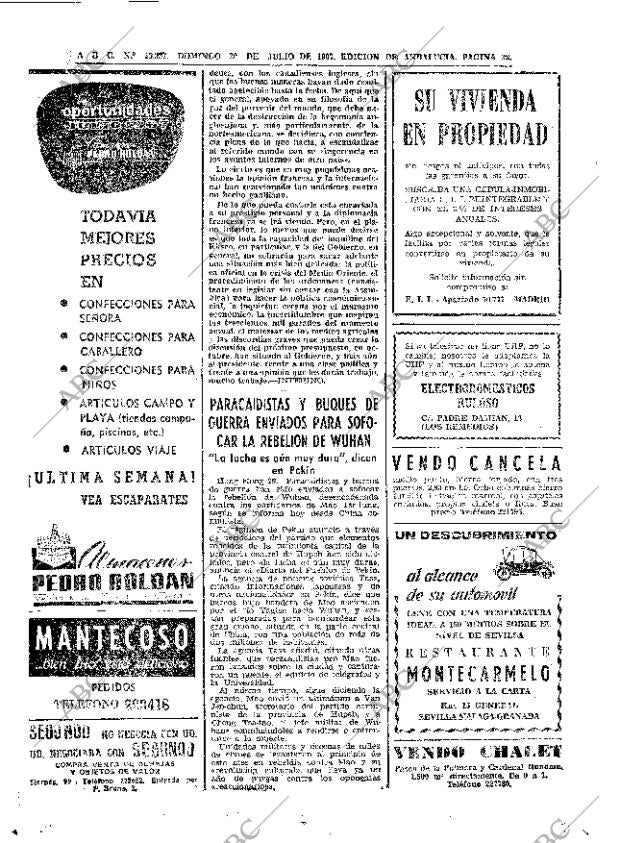 ABC SEVILLA 30-07-1967 página 32
