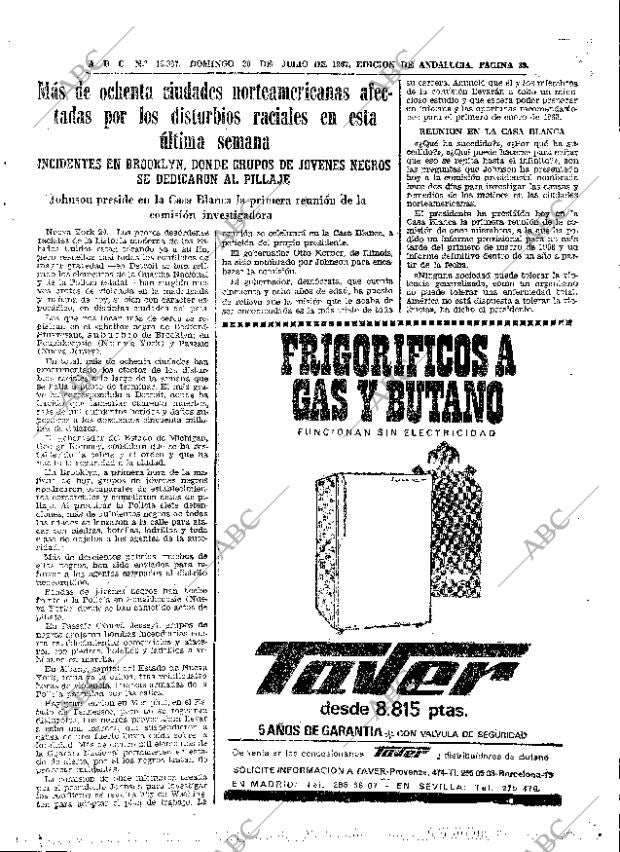 ABC SEVILLA 30-07-1967 página 39