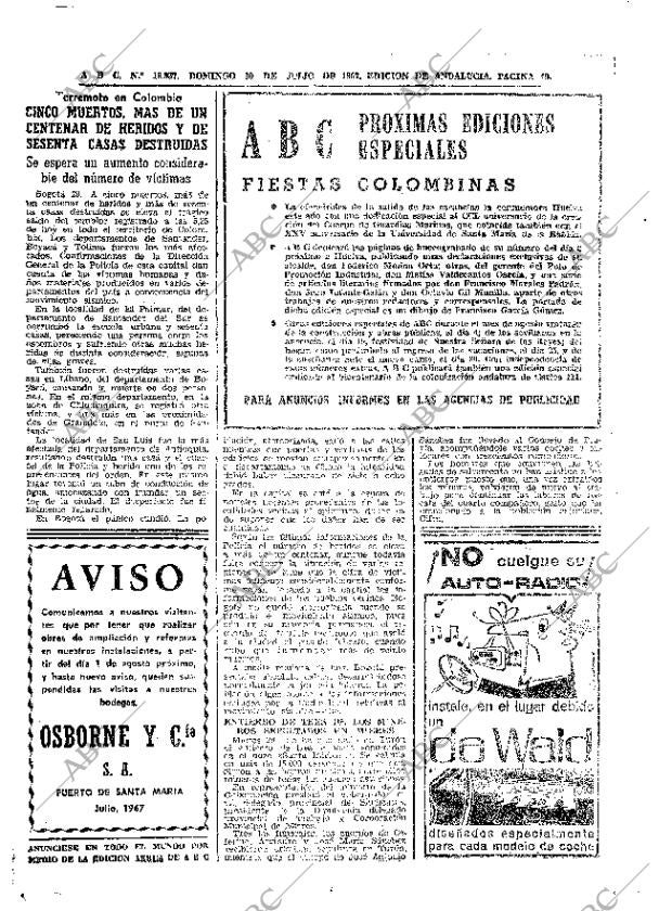 ABC SEVILLA 30-07-1967 página 40