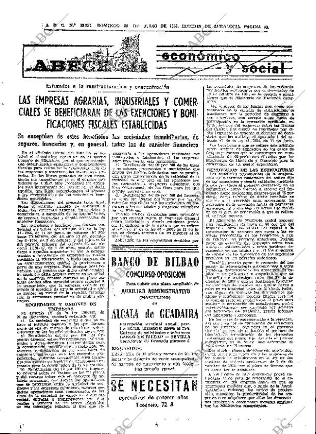 ABC SEVILLA 30-07-1967 página 43