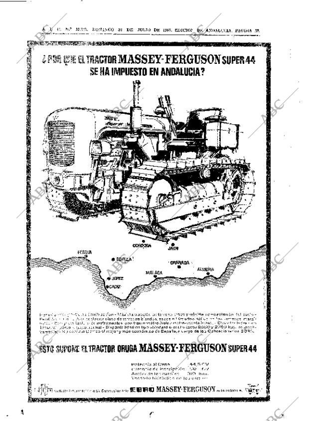 ABC SEVILLA 30-07-1967 página 52
