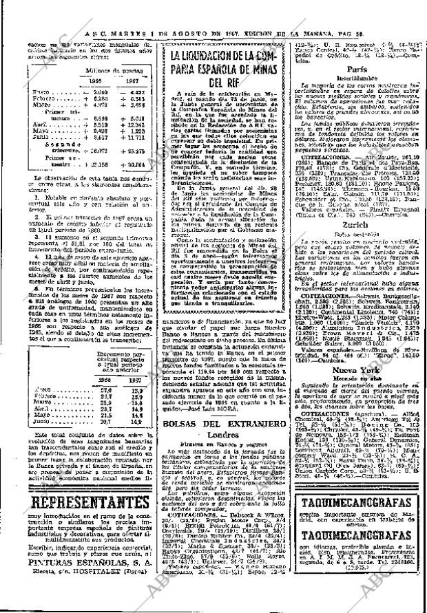 ABC MADRID 01-08-1967 página 50