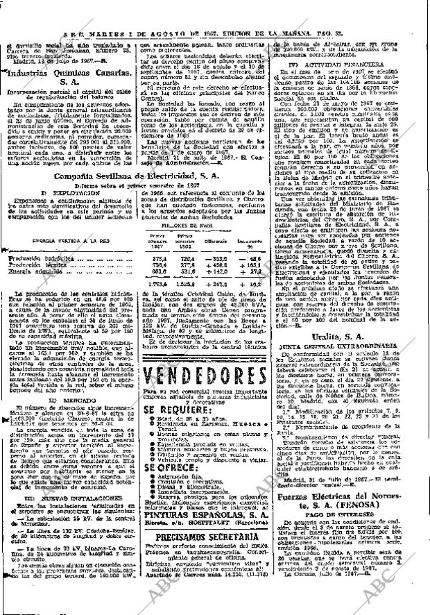 ABC MADRID 01-08-1967 página 52