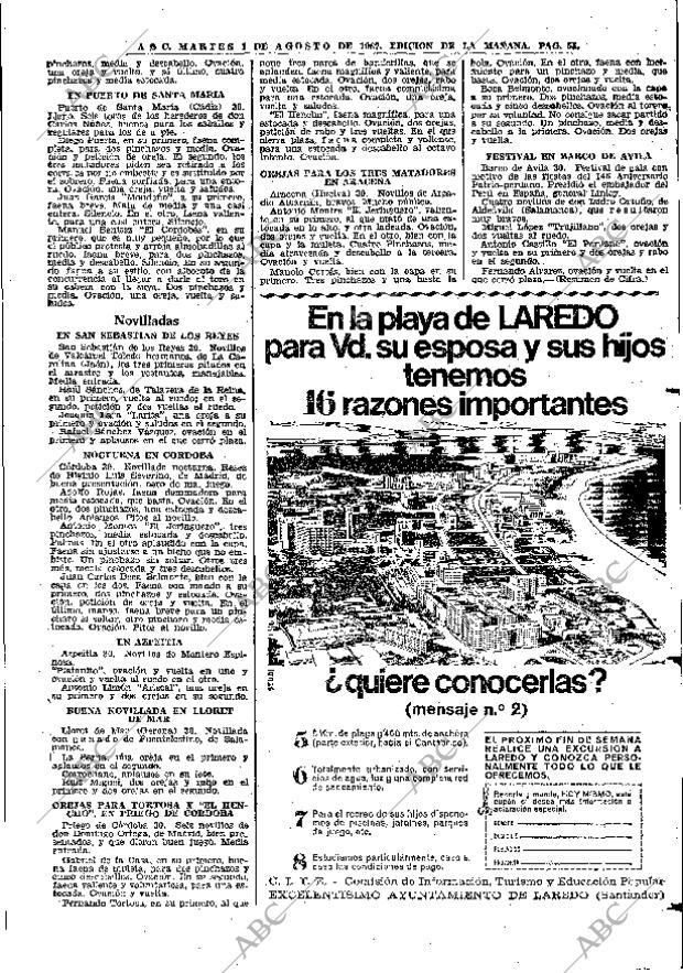 ABC MADRID 01-08-1967 página 55