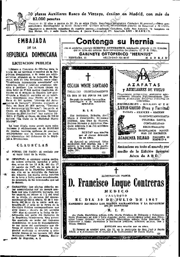 ABC MADRID 01-08-1967 página 78