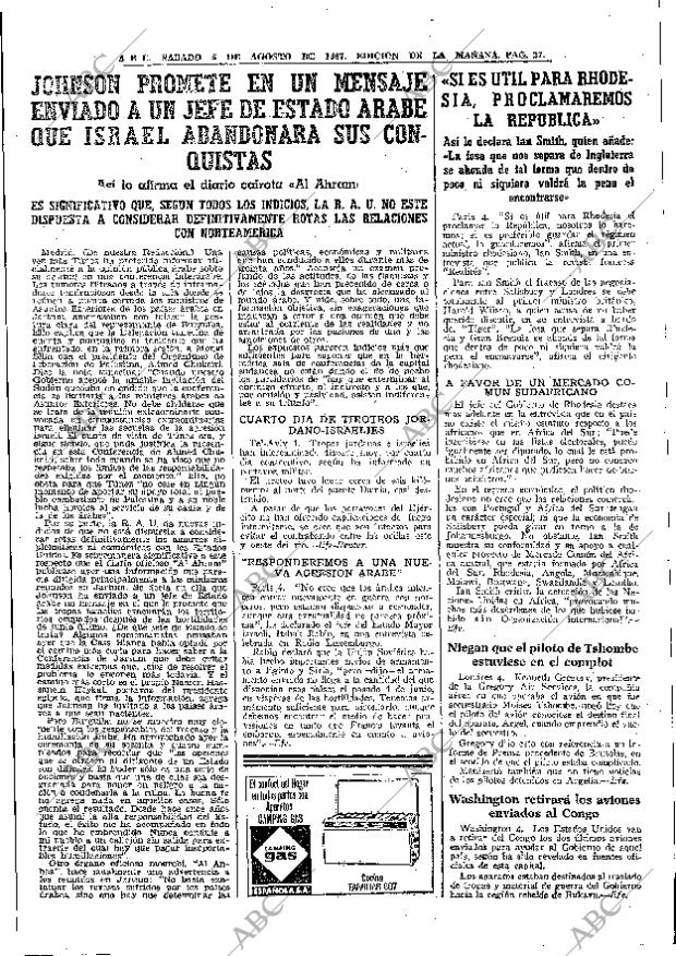ABC MADRID 05-08-1967 página 27