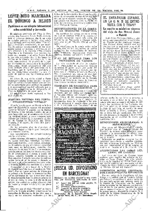 ABC MADRID 05-08-1967 página 30
