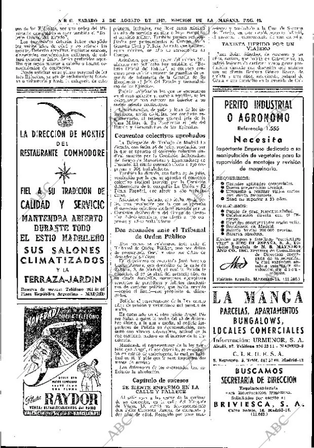 ABC MADRID 05-08-1967 página 46