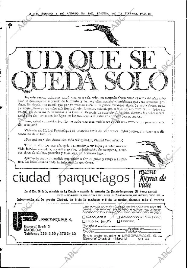 ABC MADRID 05-08-1967 página 52