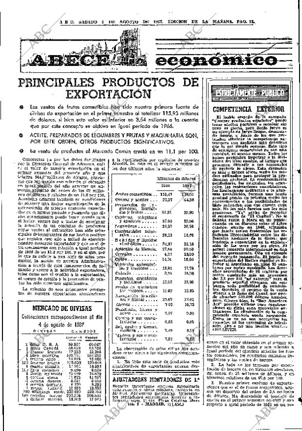 ABC MADRID 05-08-1967 página 53