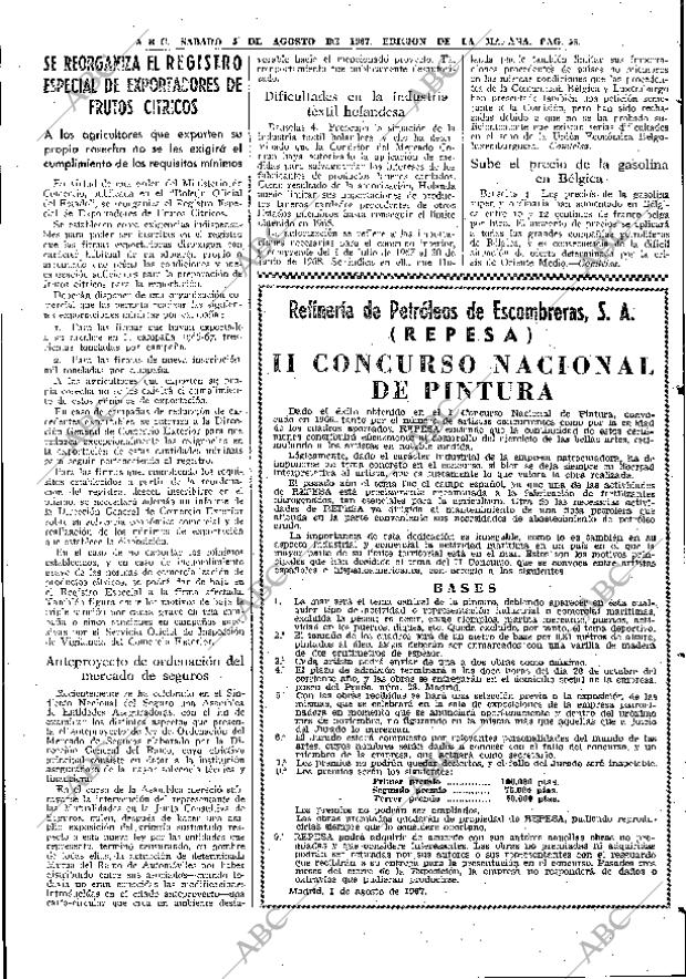 ABC MADRID 05-08-1967 página 55