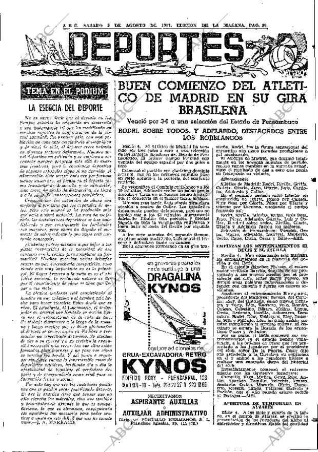 ABC MADRID 05-08-1967 página 59