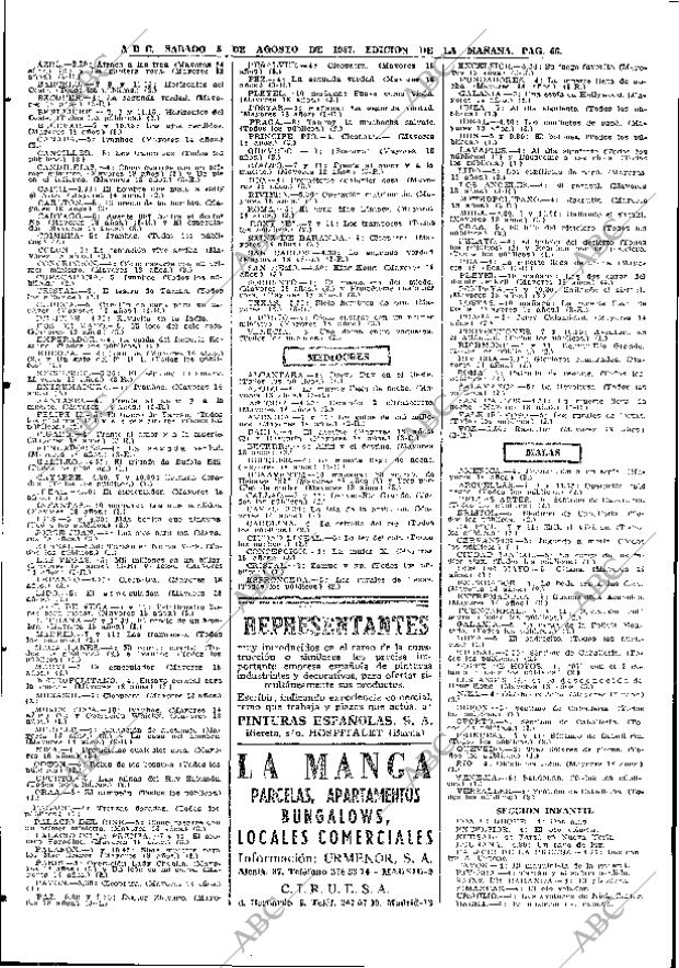 ABC MADRID 05-08-1967 página 66