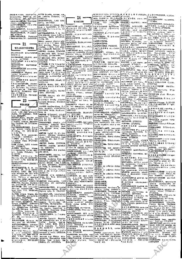 ABC MADRID 05-08-1967 página 74