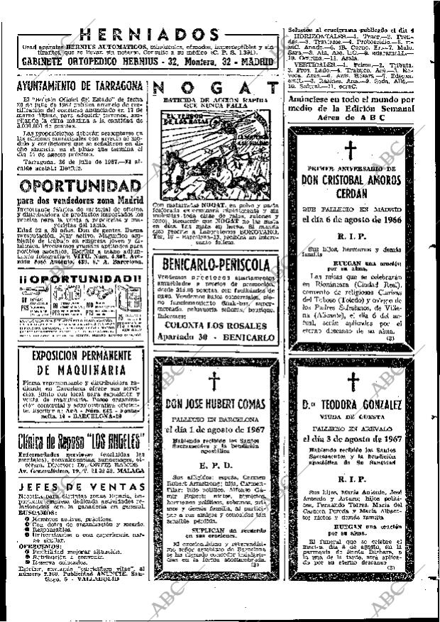 ABC MADRID 05-08-1967 página 77