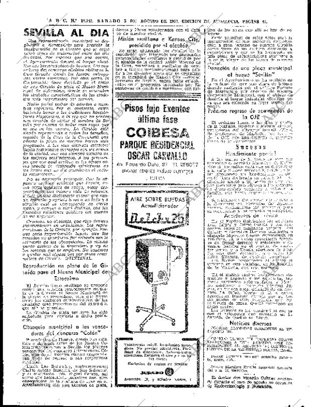 ABC SEVILLA 05-08-1967 página 41