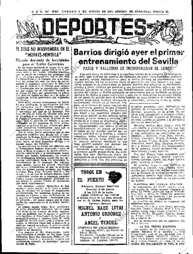ABC SEVILLA 05-08-1967 página 43