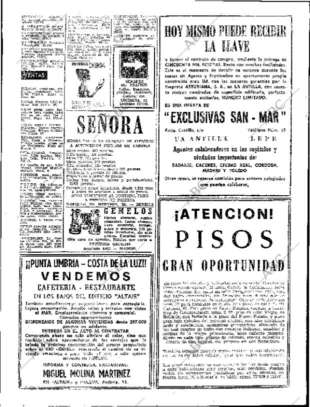 ABC SEVILLA 05-08-1967 página 52