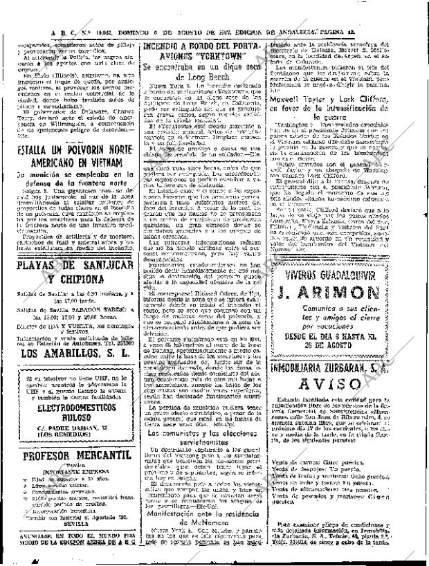 ABC SEVILLA 06-08-1967 página 42