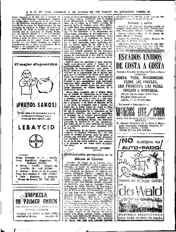 ABC SEVILLA 06-08-1967 página 52