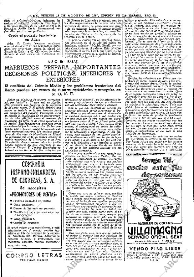 ABC MADRID 11-08-1967 página 32