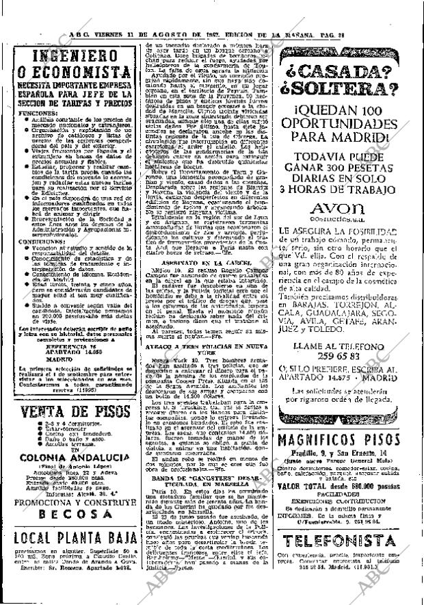 ABC MADRID 11-08-1967 página 38