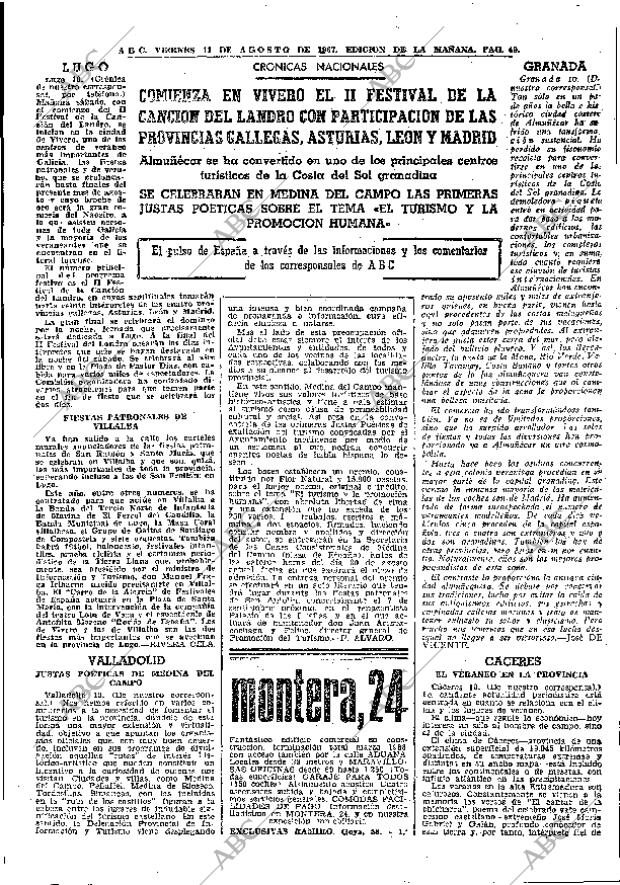 ABC MADRID 11-08-1967 página 49
