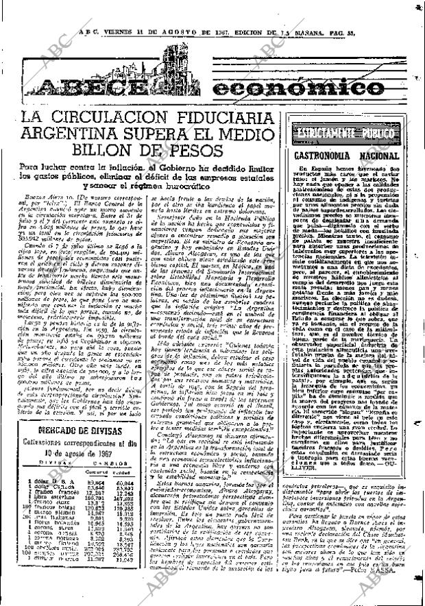 ABC MADRID 11-08-1967 página 55