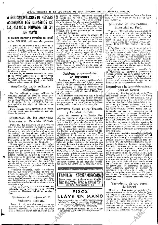 ABC MADRID 11-08-1967 página 58