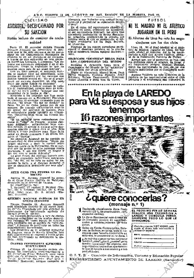 ABC MADRID 11-08-1967 página 63