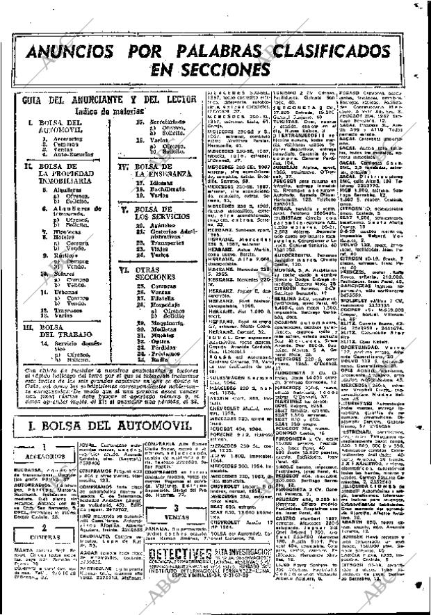 ABC MADRID 11-08-1967 página 69