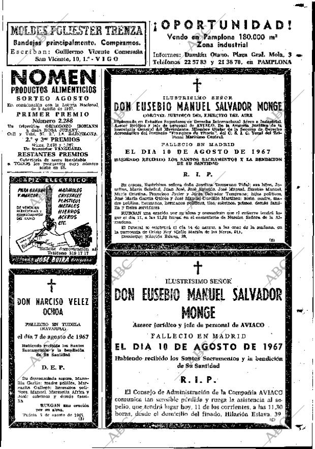 ABC MADRID 11-08-1967 página 77