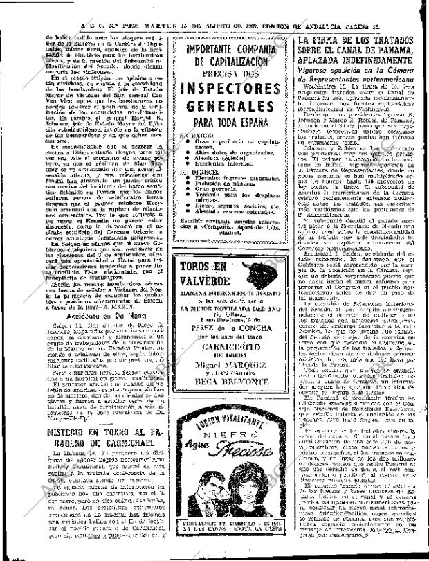 ABC SEVILLA 15-08-1967 página 32