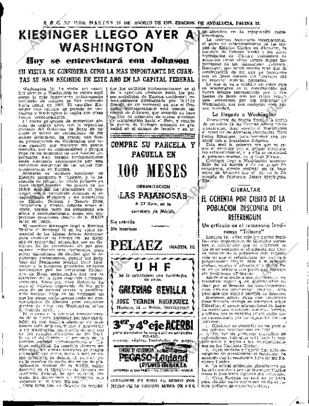 ABC SEVILLA 15-08-1967 página 37