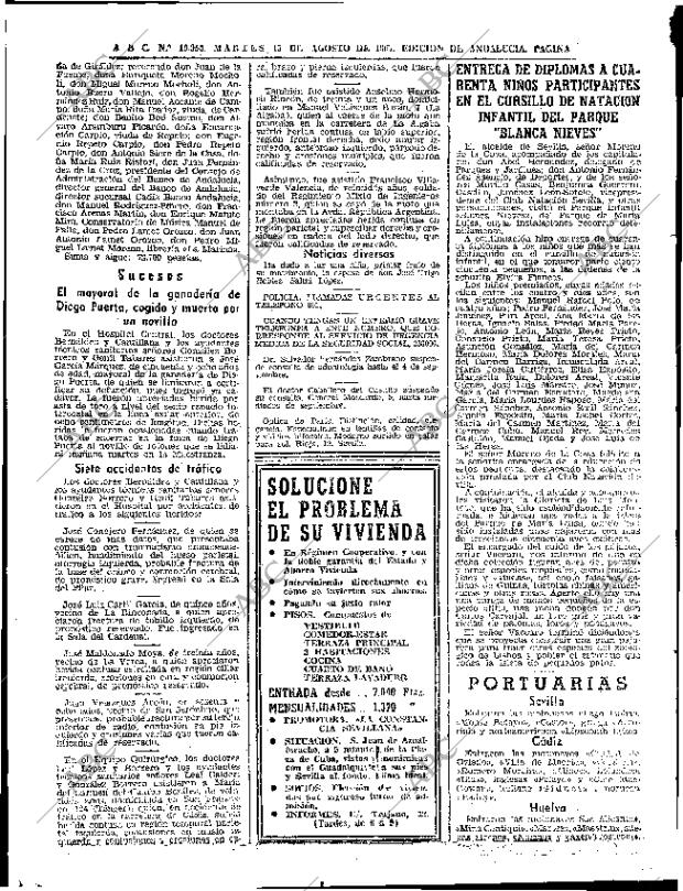 ABC SEVILLA 15-08-1967 página 58