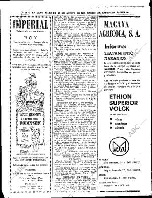 ABC SEVILLA 15-08-1967 página 64