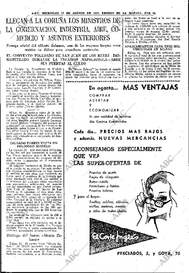 ABC MADRID 16-08-1967 página 43