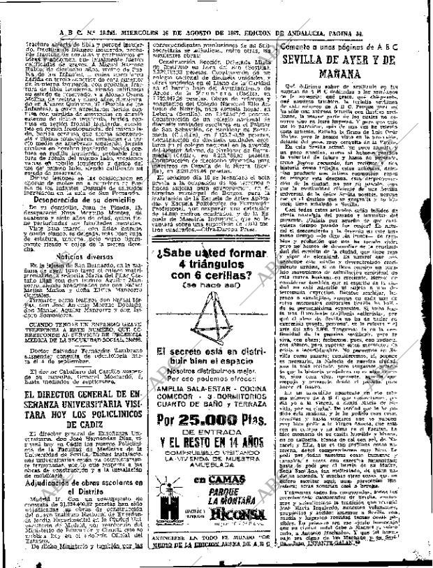 ABC SEVILLA 16-08-1967 página 34