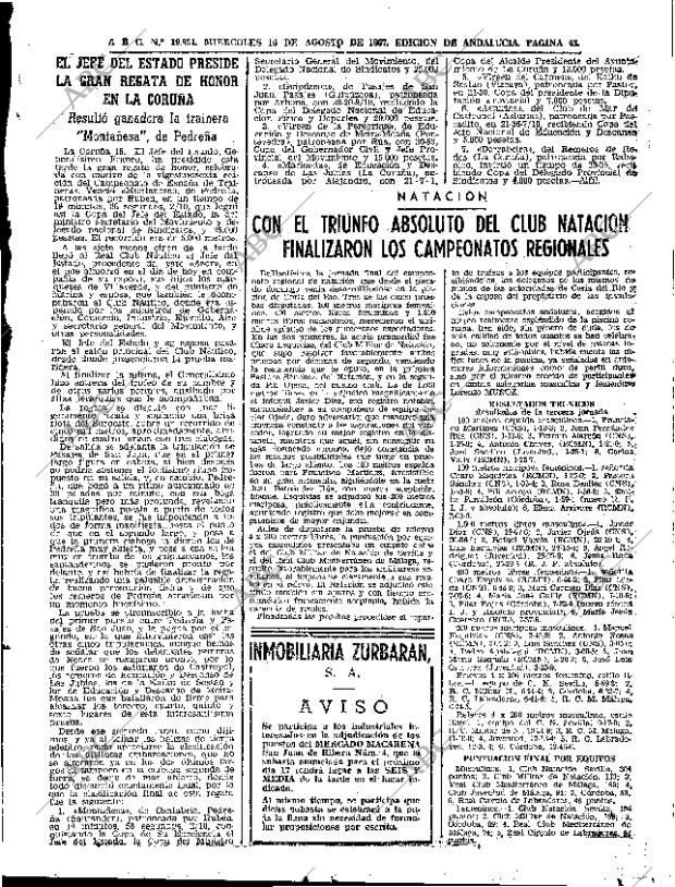 ABC SEVILLA 16-08-1967 página 43