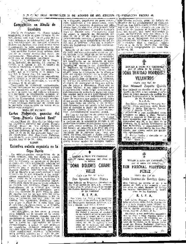 ABC SEVILLA 16-08-1967 página 44