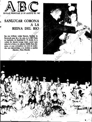 ABC SEVILLA 23-08-1967 página 1