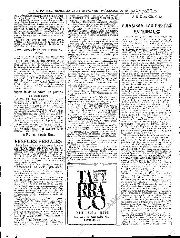 ABC SEVILLA 23-08-1967 página 32
