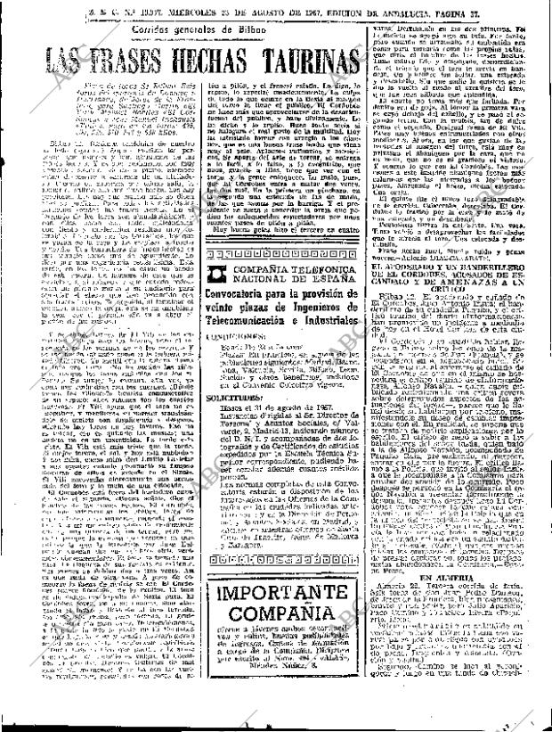 ABC SEVILLA 23-08-1967 página 37
