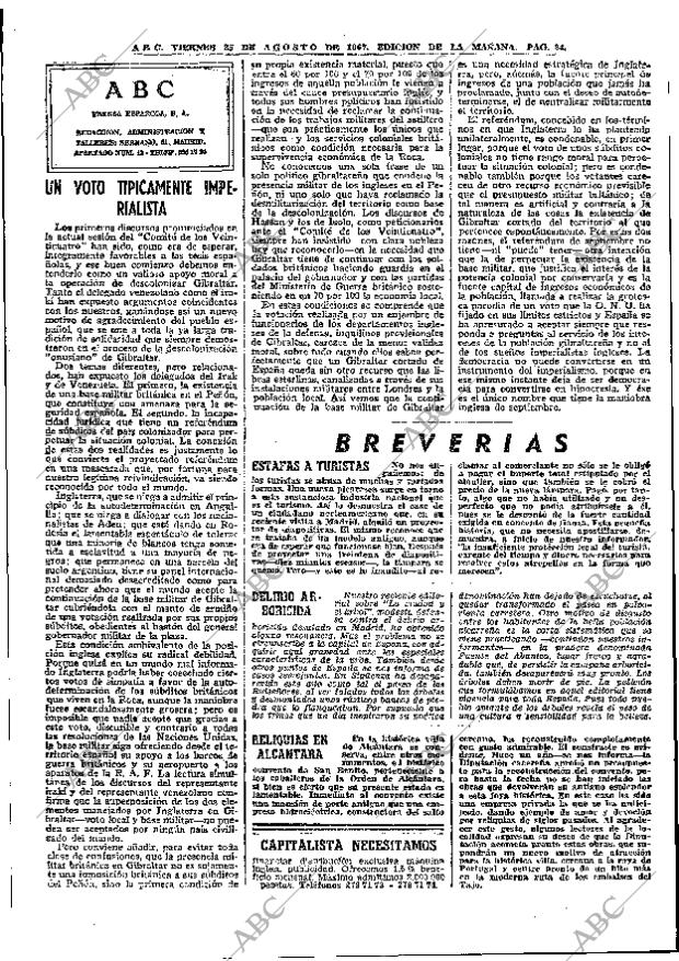 ABC MADRID 25-08-1967 página 24